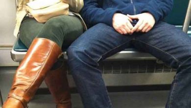 man spreading