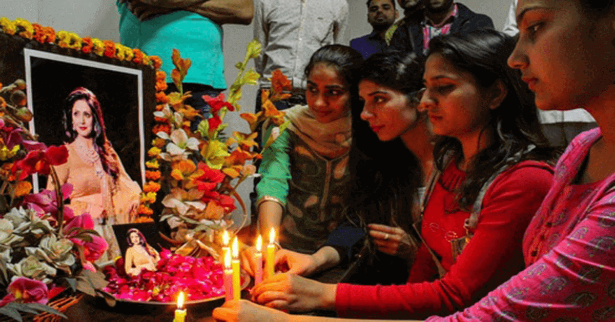Fans bid farewell to Sridevi