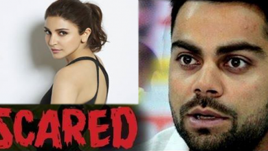 Viratt Kohli is scared off his wife