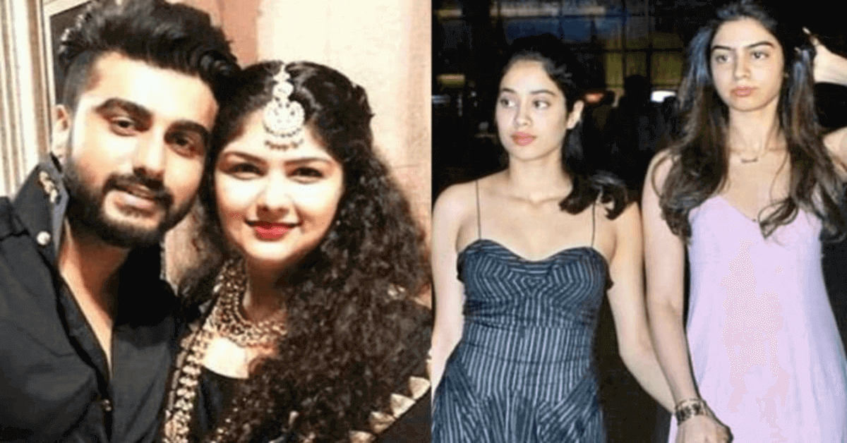 Arjun, Anshula, Jhanvi & Khushi Kapoor