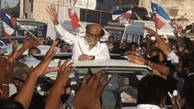 Rajinikanth waves to fans