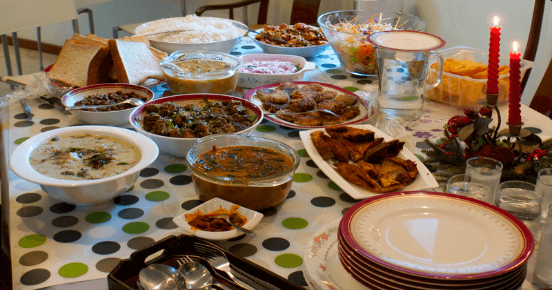 Kerala Easter breakfast