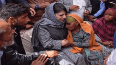 Jammu and Kashmir chief minister Mehbooba Mufti visit Poonch civilians