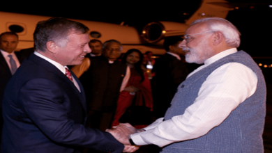 Jordan King & Prime Minister Narendra Modi