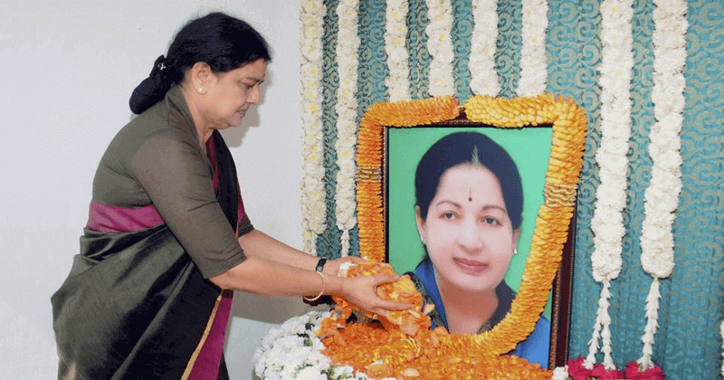 Sasikala on Jayalalithaa's death