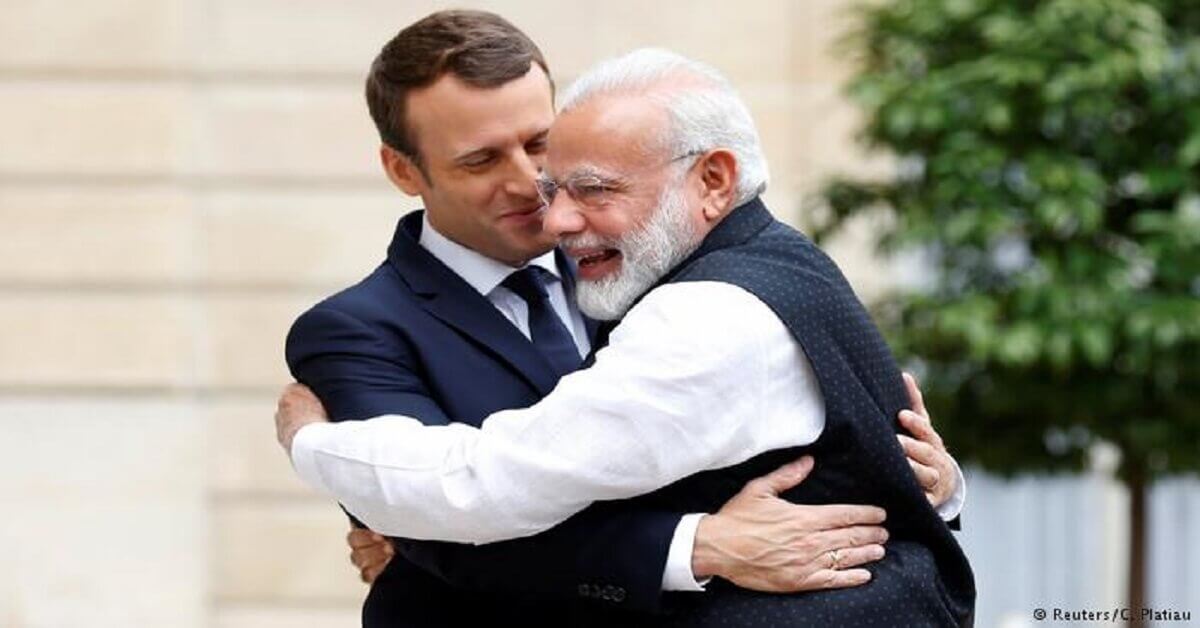 french-president-macron-said-india-reaching-delhi