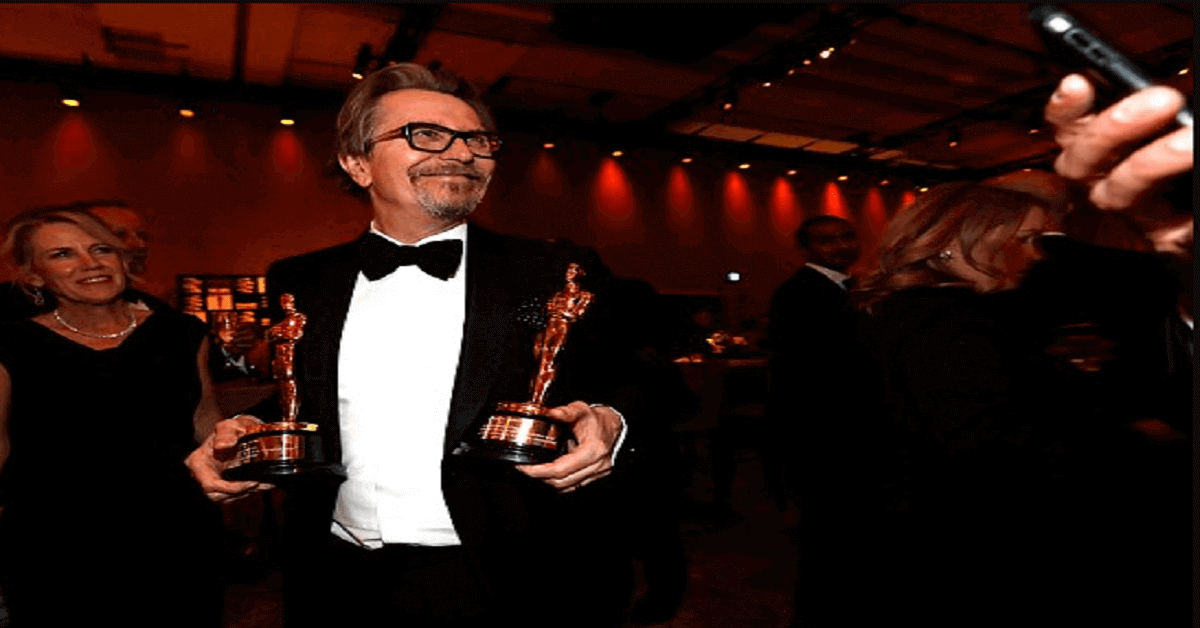 Gary Oldman was carrying 2 Oscar Awards