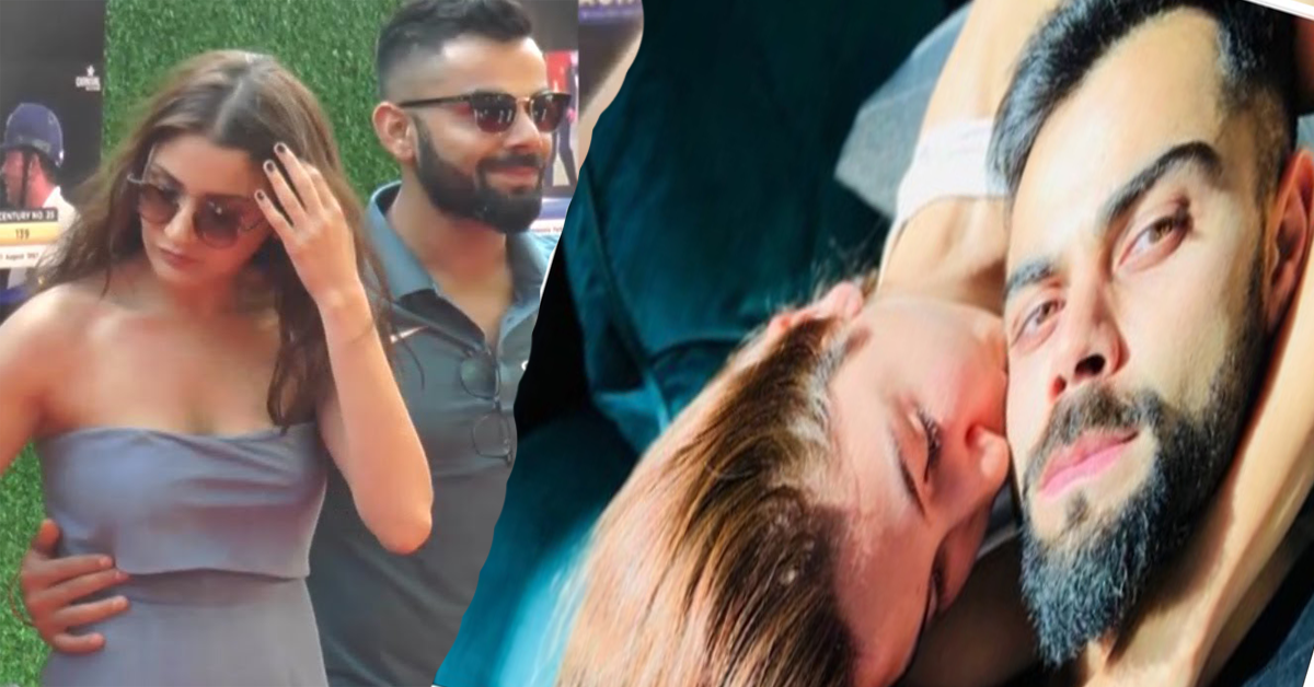 virat kohli and anushka kissing picture