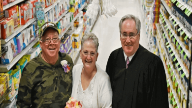 grocery store wedding