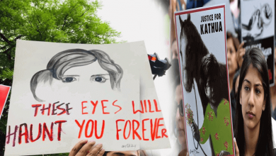 Kathua rape case posters and paintings