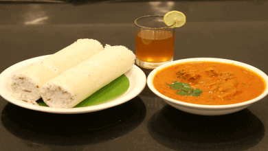 Kerala–styled breakfast
