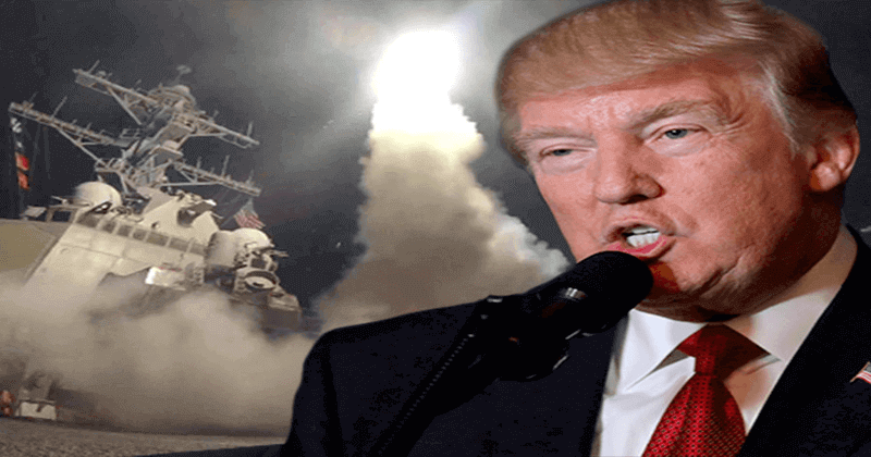 Donald Trump on missile attack