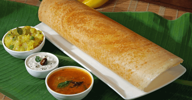 delicious breakfast in Kerala
