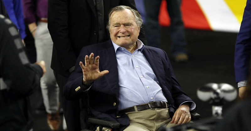 former-us-president-george-h-w-bush-hospitalized-with-blood-infection