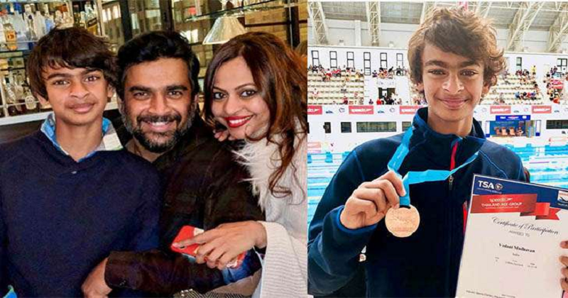 Madhavan's Son Wins Bronze