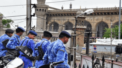 security beefed up at Mecca Masjid
