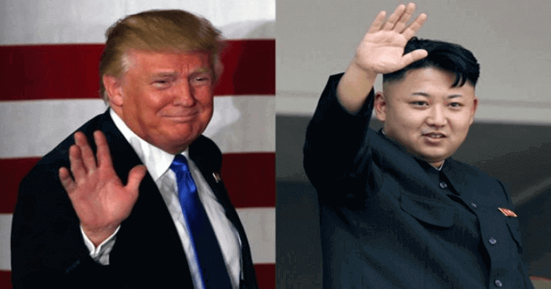 US President Donald Trump and North Korean leader Kim Jung Un