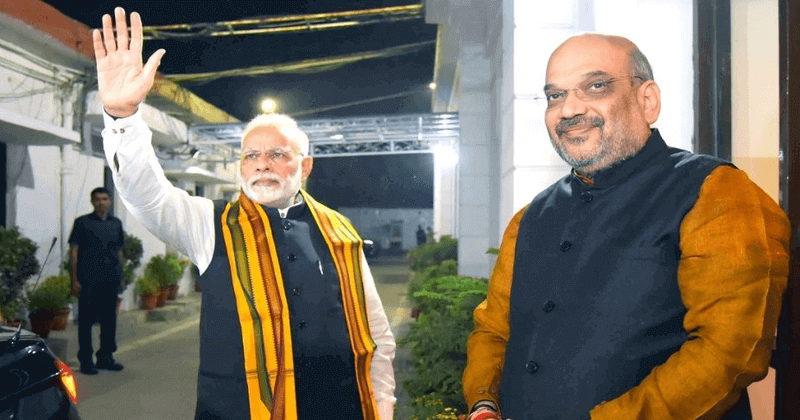 PM Modi & BJP President Amit Shah