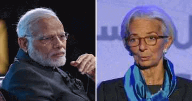 PM Modi & IMF chief Christine Lagarde