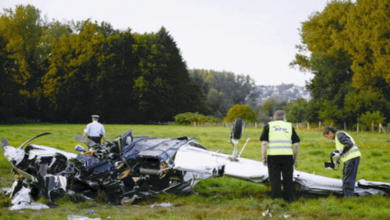 plane crash at golf course
