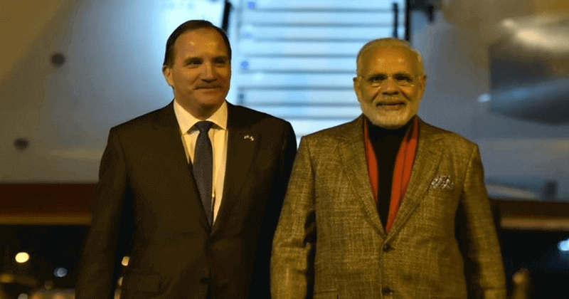 Prime Minister Narendra Modi in Sweden