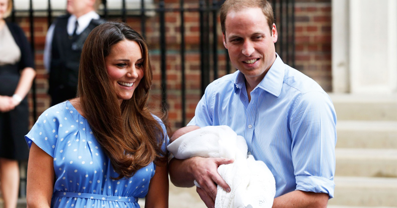 Prince William and Kate Middleton newborn