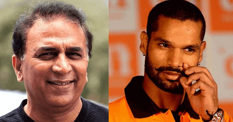 Gavaskar on Dhawan's absence