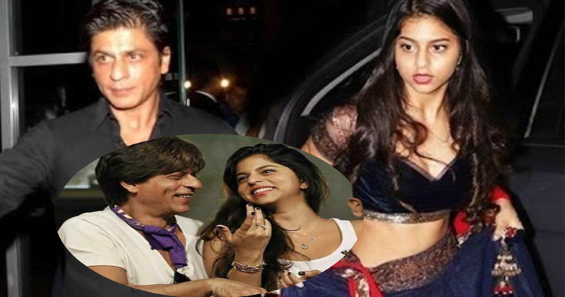 SRK and Suhana in IPL 2018