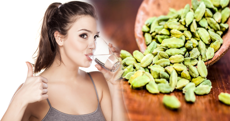 benefits of drinking hot water with cardamom