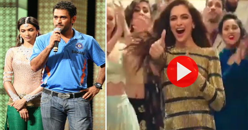 dhoni deepika dancing ad video