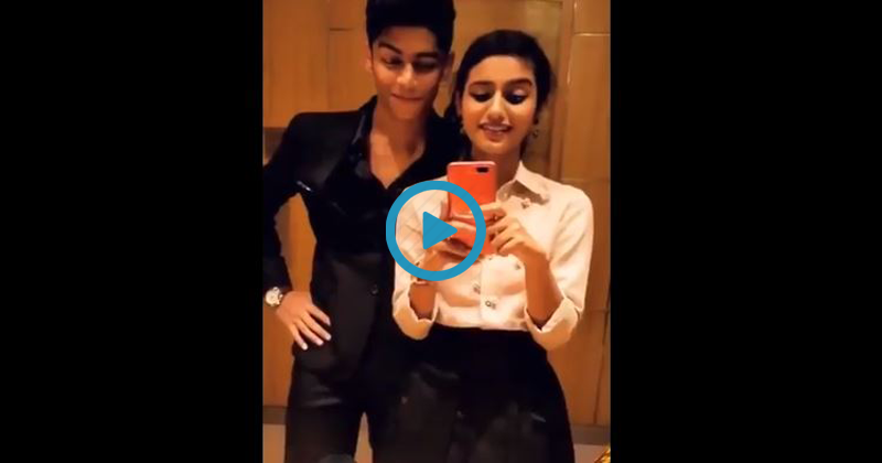 new wink video of priya and roshan