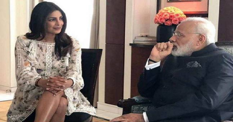 priyanka chopra and PM Modi