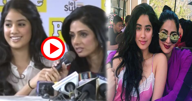 sridevi imitating jhanvi