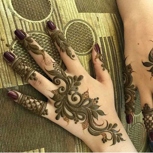 Different Types Of Front Hand And Backhand Mehndi Designs East