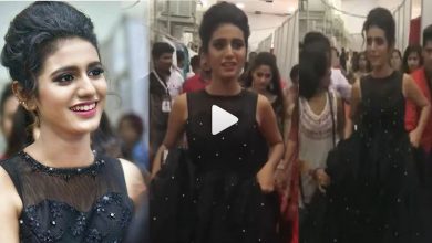 priya-varrier-spotted-with-the-assistant-to-manage-her-dress-video