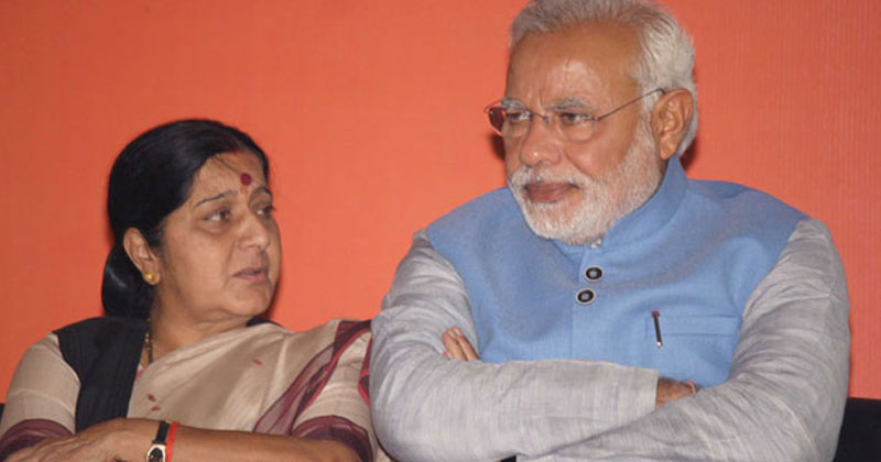 union-minister-sushma-swaraj-apologises-mistakenly-referring-modi