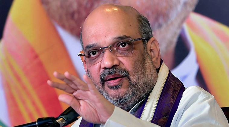 Amit Shah in Bengaluru