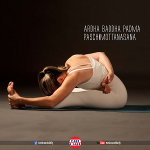 Ardha Baddha Padma Paschimottanasana