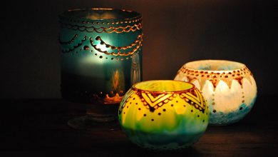 handmade moroccan candle jar