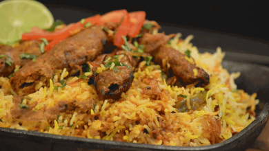 Kashmiri Kabab Biryani