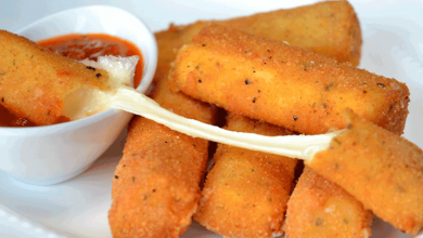 Potato and Cheese Sticks