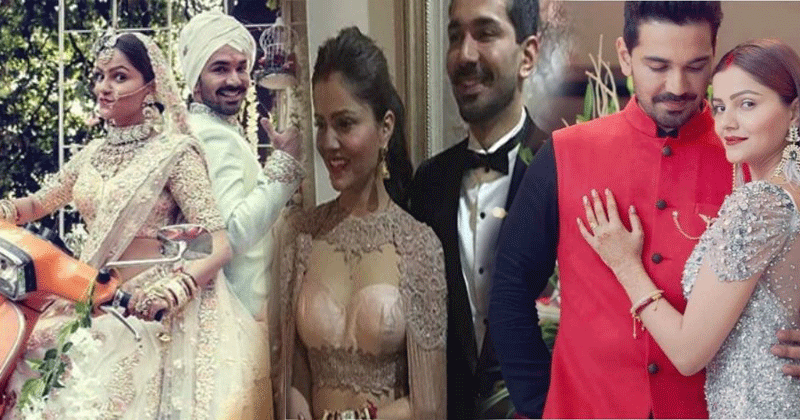 Popular-Television-Actress-Rubina-Dilaik-gets-married-to-BF--Abhinav-Shukla