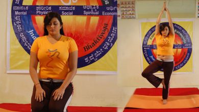 South-Indian-Celebrity-who-practice-yoga-regularly--Namitha