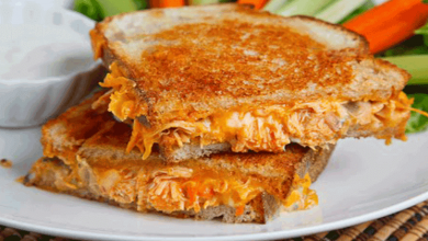 Shredded Chicken Cheese Sandwich