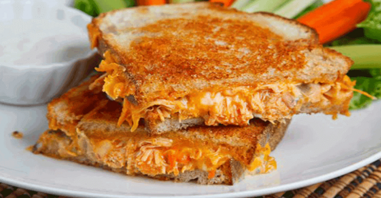 Shredded Chicken Cheese Sandwich