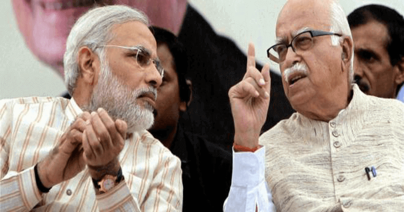 advani and modi