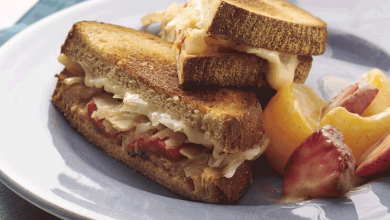 Potato & Paneer Reuben Sandwich