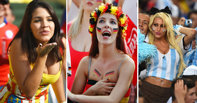 See Hot Female Fans Spotted At Fifa World Cup Stadiums Photos