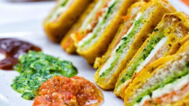 Baked Paneer Bread Pakora