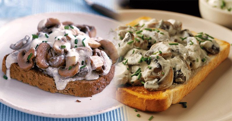 Mushrooms On Toast